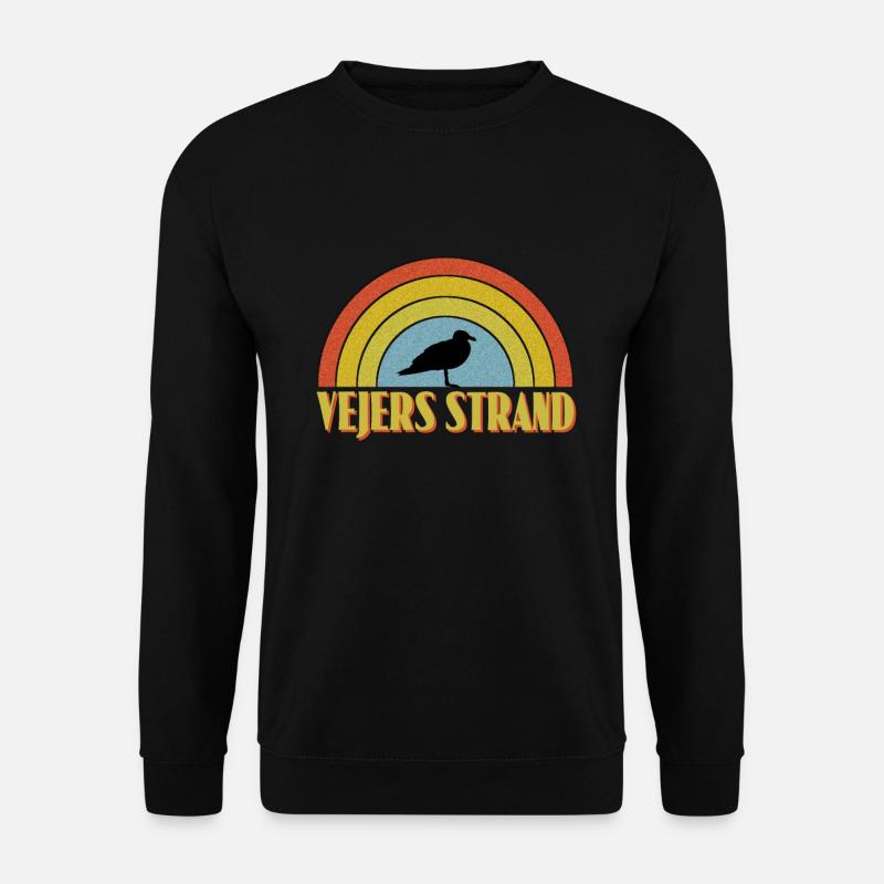 Vejers Strand - Unisex Pullover - Schwarz