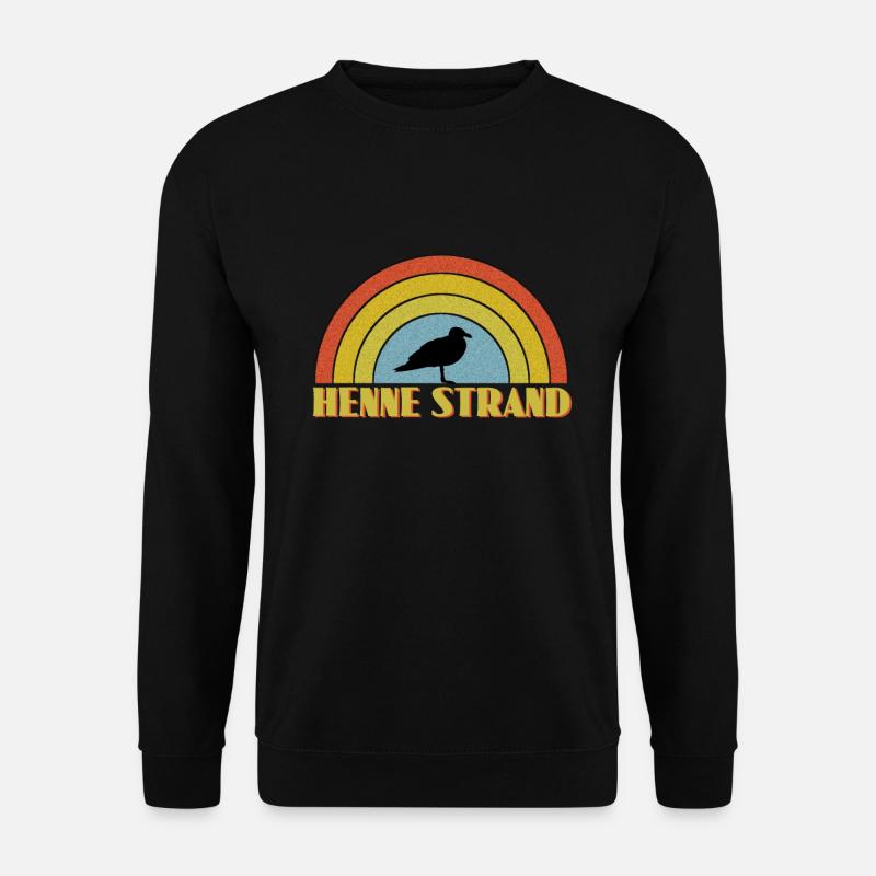 Henne Strand - Unisex Pullover - Schwarz
