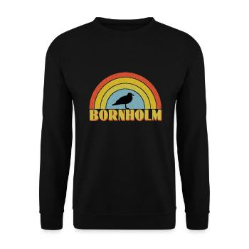 Bornholm - Unisex Pullover - Schwarz - Vorne - Alina (178cm) & Michal (187cm)