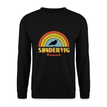 Canton de Söndervig - Sweat-shirt Unisexe - noir - Devant - Alina (178cm) & Michal (187cm)