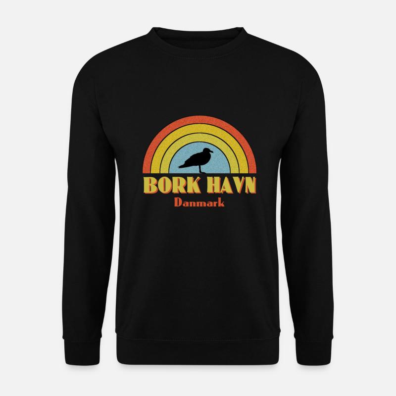 Bork Havn Dänemark - Unisex Pullover - Schwarz