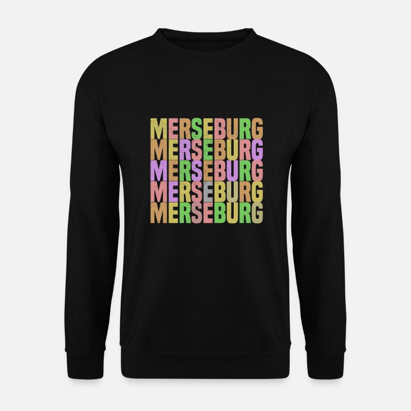 Merseburg an der Saale - Unisex Pullover - Schwarz