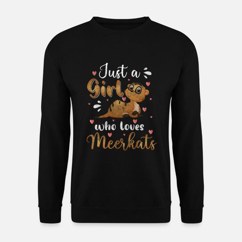 Erdmännchen Gruppe - Unisex Pullover - Schwarz