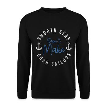 Sailing Ship Sailing Holidays - Unisex Sweatshirt - black - Front - Alina (178cm) & Michal (187cm)