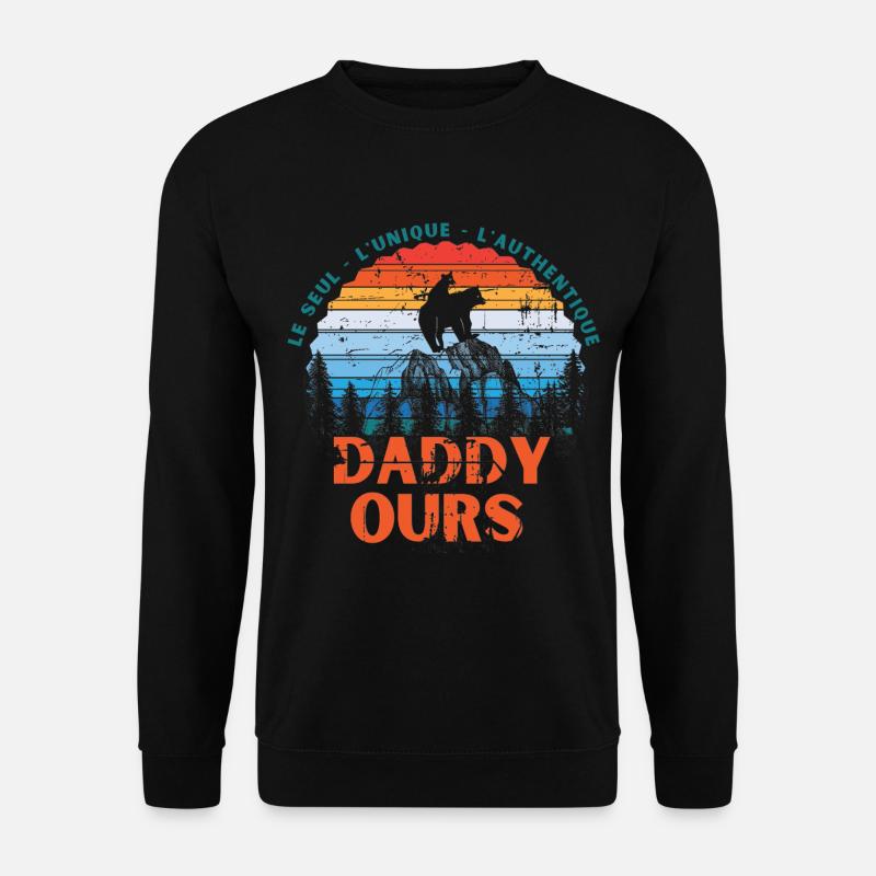Daddy Ours - Unisex Pullover - Schwarz