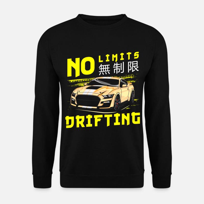 Driften Auto Quer - Unisex Pullover - Schwarz