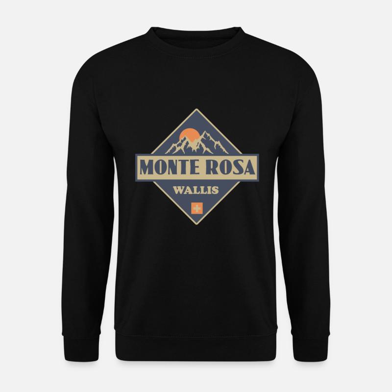 Monte Rosa - Unisex Pullover - Schwarz