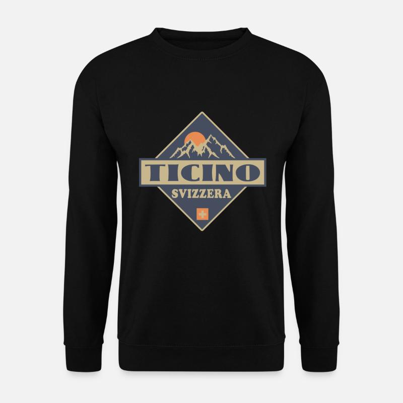 Kanton Tessin - Unisex Pullover - Schwarz