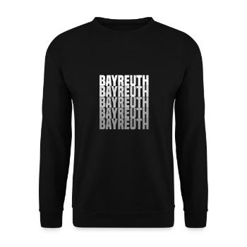 Bayreuth - Unisex Pullover - Schwarz - Vorne - Alina (178cm) & Michal (187cm)