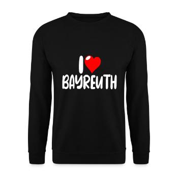 Bayreuth - Unisex Pullover - Schwarz - Vorne - Alina (178cm) & Michal (187cm)