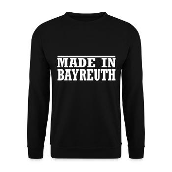 Bayreuth - Unisex Pullover - Schwarz - Vorne - Alina (178cm) & Michal (187cm)