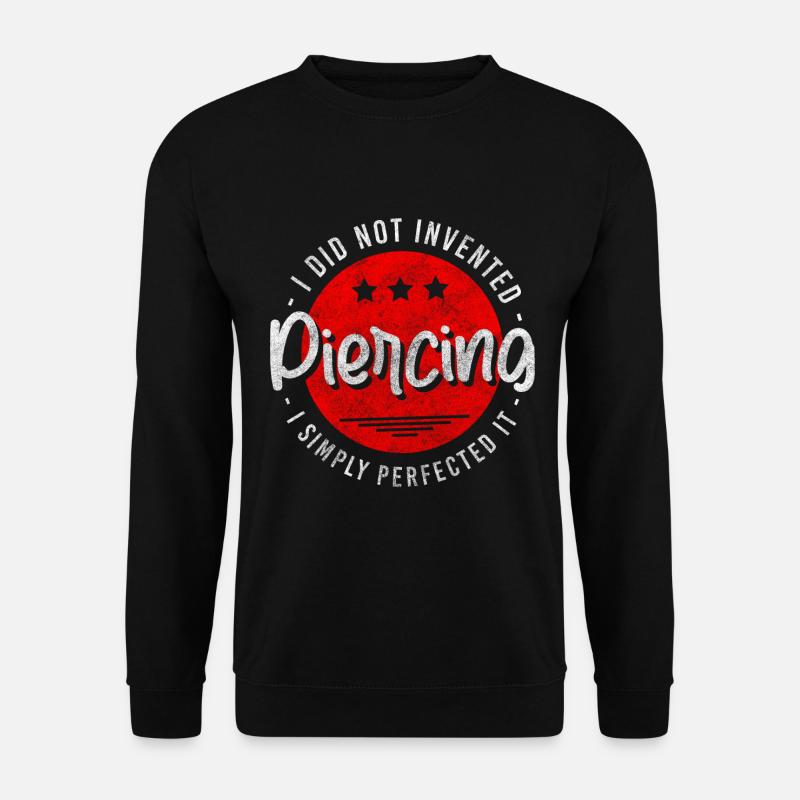 Künstler Studio Körperschmuck Schmerzbefreit - Unisex Pullover - Schwarz