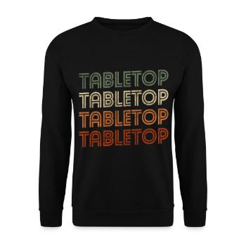 Tabletop Role Playing Game - Unisex Sweatshirt - black - Front - Alina (178cm) & Michal (187cm)