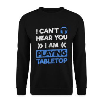 Jeux Stratégie du gagnant Geek - Sweat-shirt Unisexe - noir - Devant - Alina (178cm) & Michal (187cm)