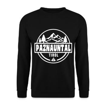 Paznauntal - Unisex Pullover - Schwarz - Vorne - Alina (178cm) & Michal (187cm)
