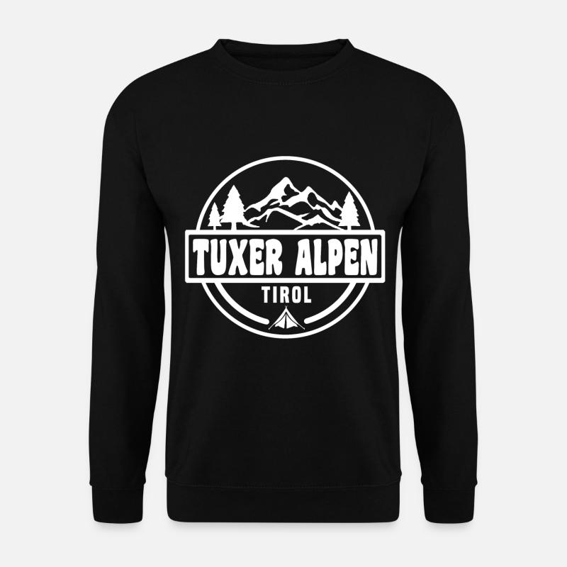 Tuxer Alpen - Unisex Pullover - Schwarz