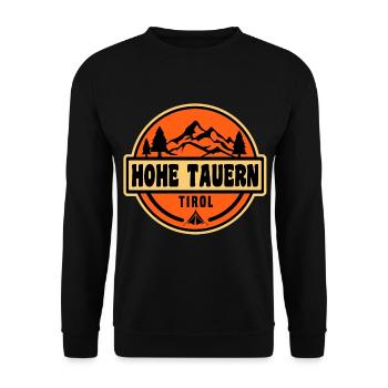 Hohe Tauern - Unisex Pullover - Schwarz - Vorne - Alina (178cm) & Michal (187cm)