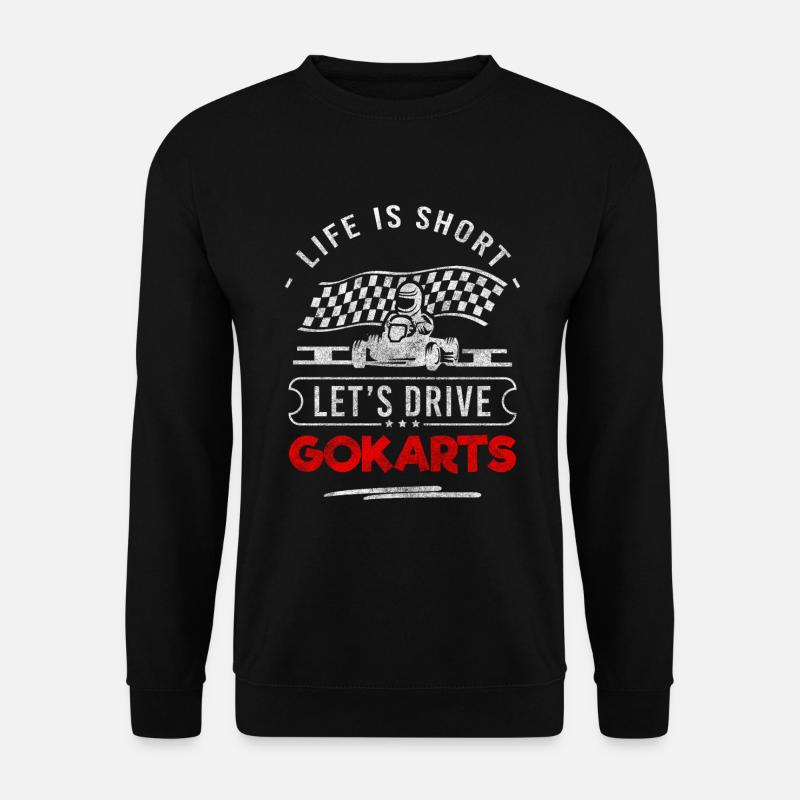 Pilote de course Karting Hobby - Sweat-shirt Unisexe - noir