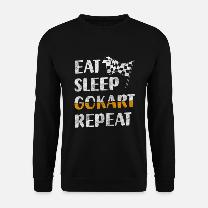 Gokart Kartbahn Karting - Unisex Pullover - Schwarz
