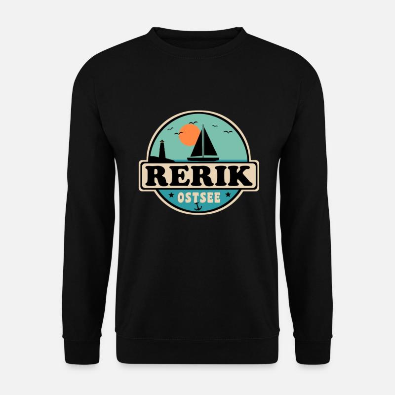 Rerik - Unisex Pullover - Schwarz