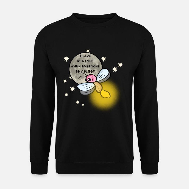 Kleines Glühwürmchen - Unisex Pullover - Schwarz