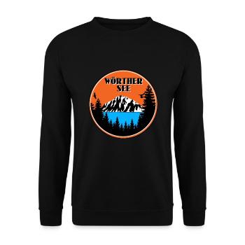Wörther See - Unisex Pullover - Schwarz - Vorne - Alina (178cm) & Michal (187cm)