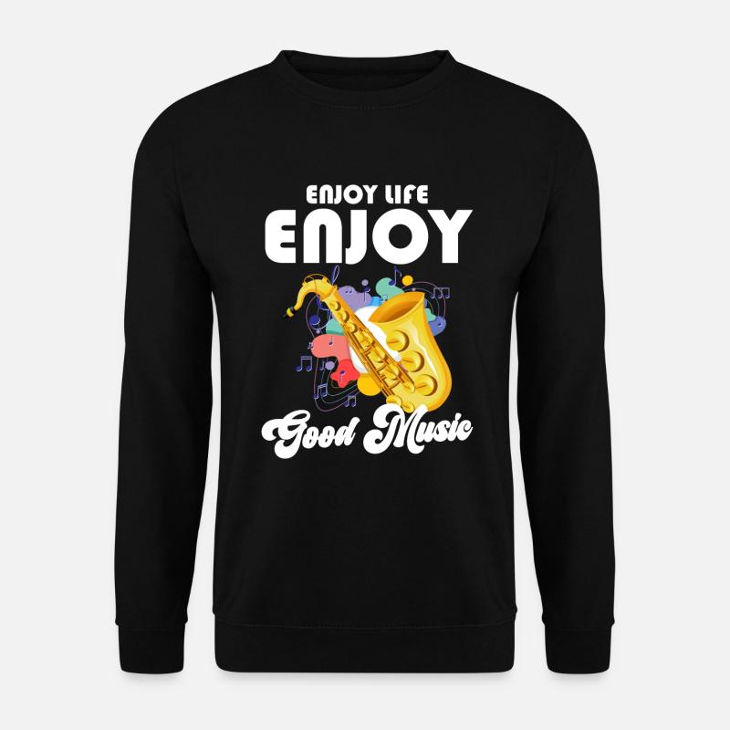 Musik Instrument Stadtmusikant - Unisex Pullover - Schwarz