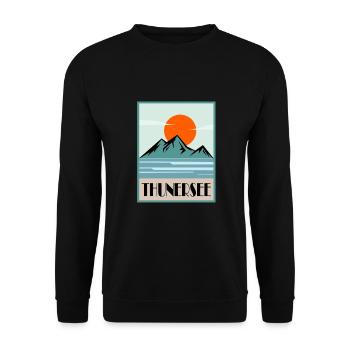 Thunersee - Unisex Pullover - Schwarz - Vorne - Alina (178cm) & Michal (187cm)