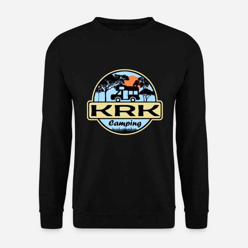 Krk Camping - Unisex Sweatshirt - black