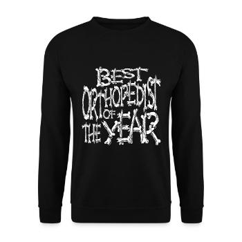 Best orthopedist of the year bones horror - Unisex Sweatshirt - black - Front - Alina (178cm) & Michal (187cm)