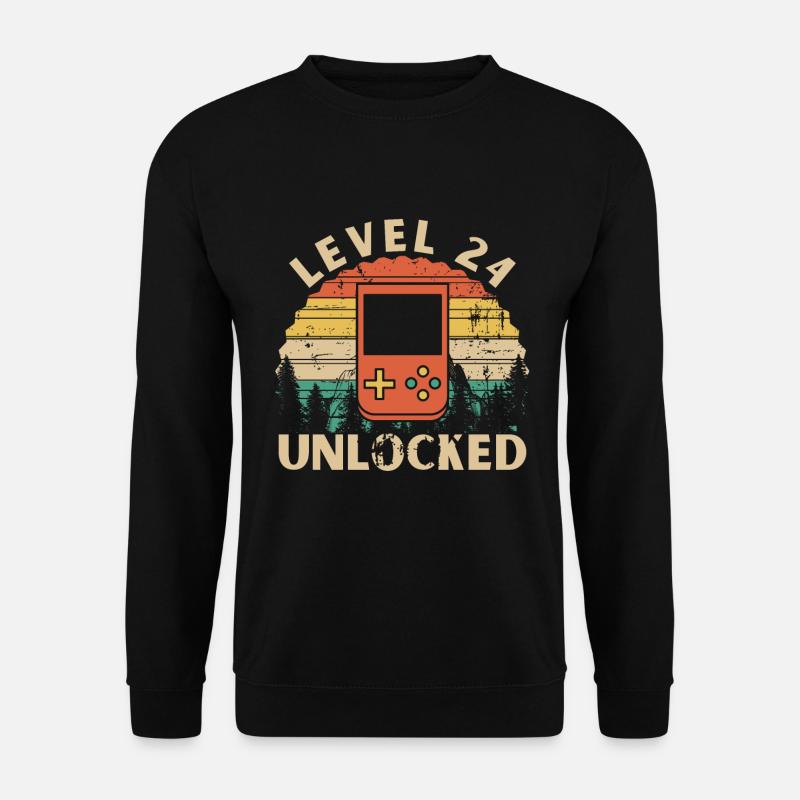 Level 24 Unlocked - Unisex Sweatshirt - black