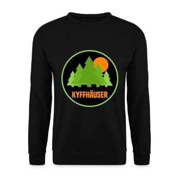 Kyffhäuser - Unisex Pullover - Schwarz - Vorne - Alina (178cm) & Michal (187cm)