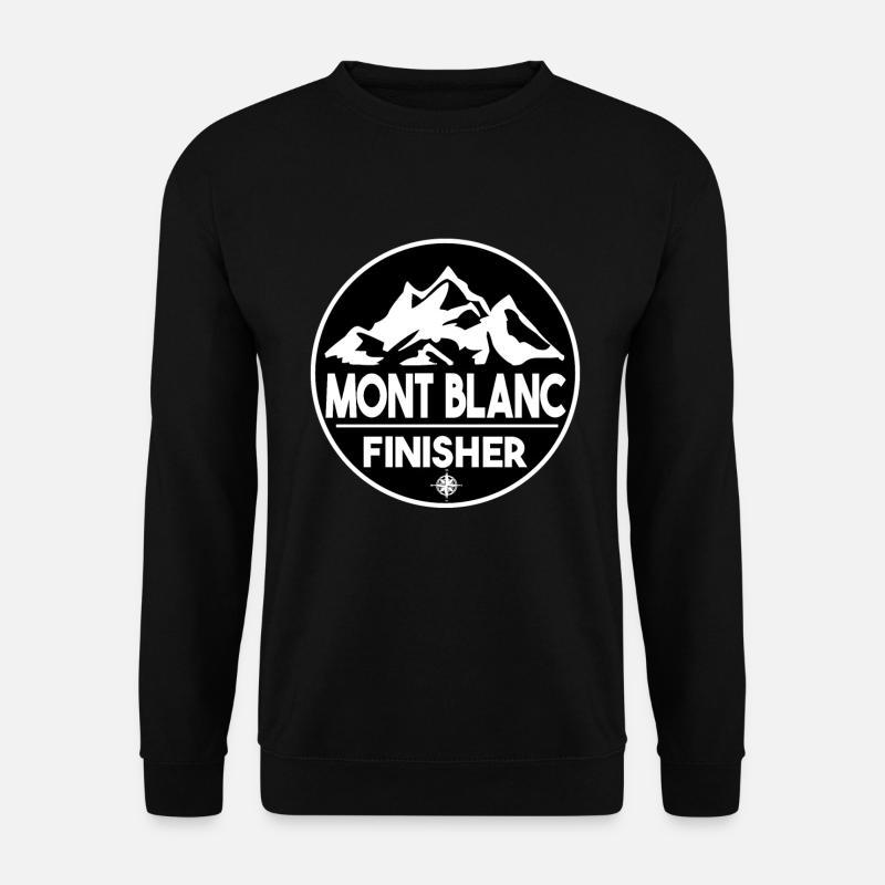 Mont blanc finisher - Unisex Pullover - Schwarz