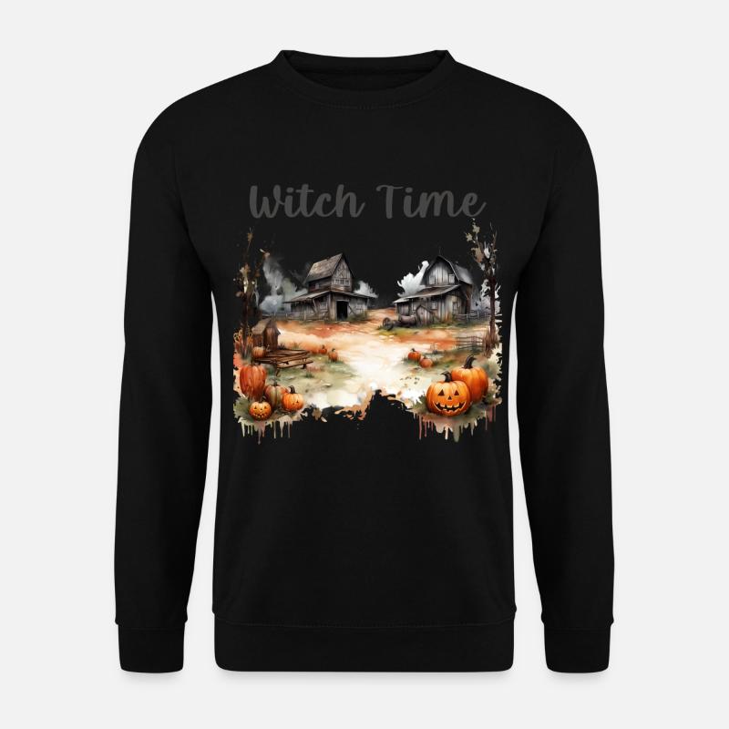 Halloween Pumpkin Horror - Unisex Sweatshirt - black