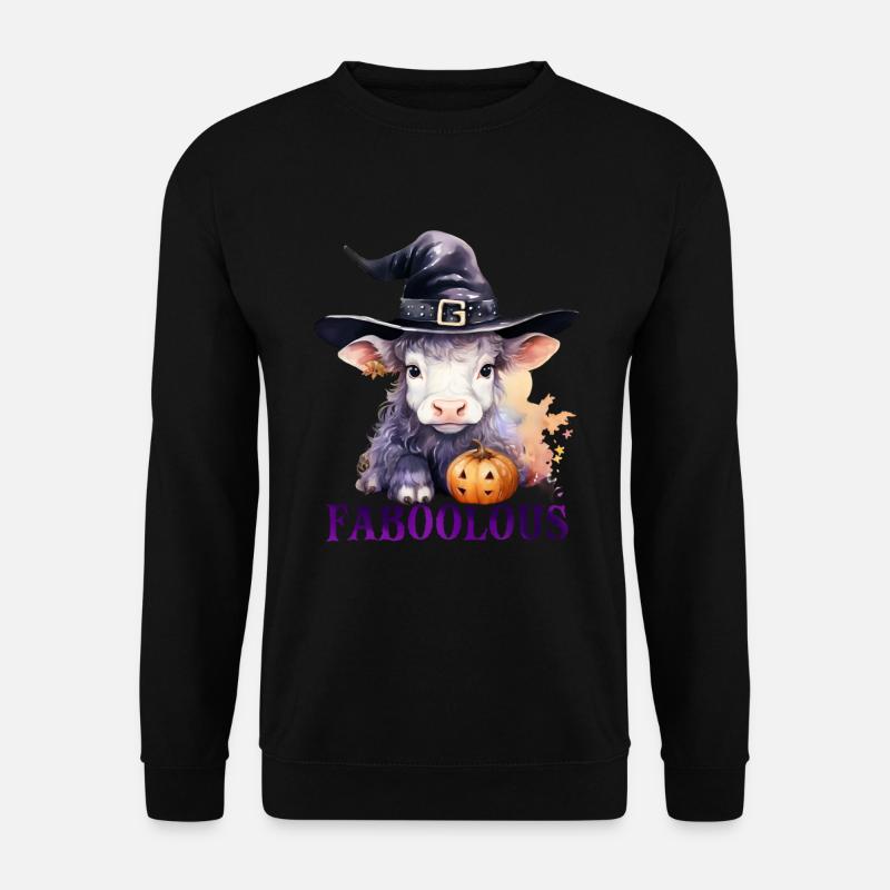 Halloween Kürbis Horror - Unisex Pullover - Schwarz