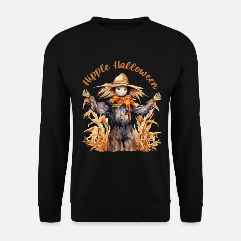 Halloween Kürbis Horror - Unisex Pullover - Schwarz