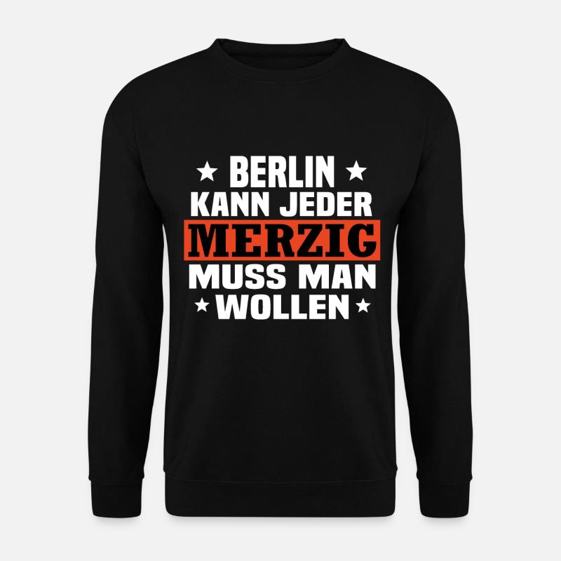 merzig saar - Unisex Pullover - Schwarz