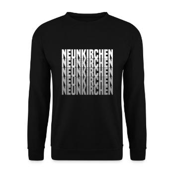 Neunkirchen - Unisex Pullover - Schwarz - Vorne - Alina (178cm) & Michal (187cm)