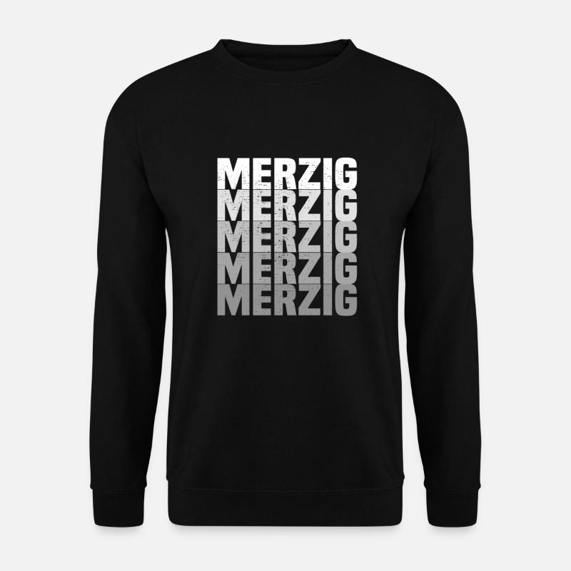 merzig saar - Unisex Pullover - Schwarz