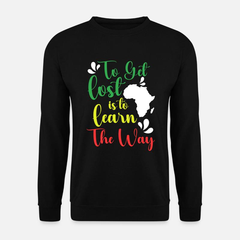 Safari Elefant Urlaub - Unisex Pullover - Schwarz
