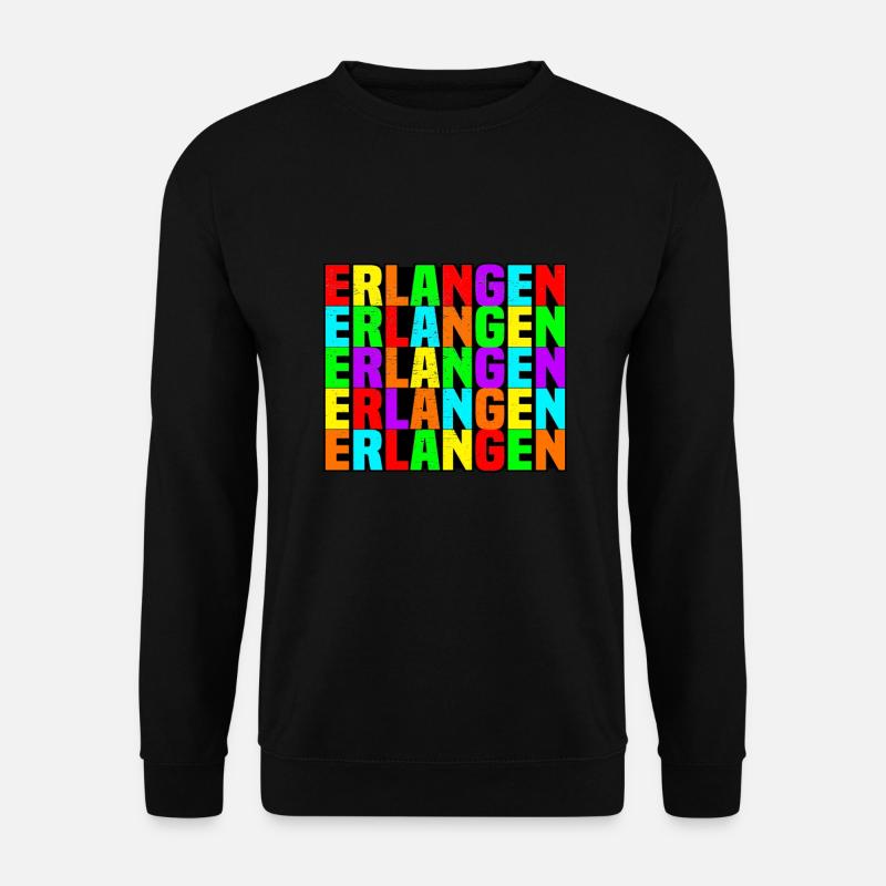 Erlangen - Unisex Pullover - Schwarz
