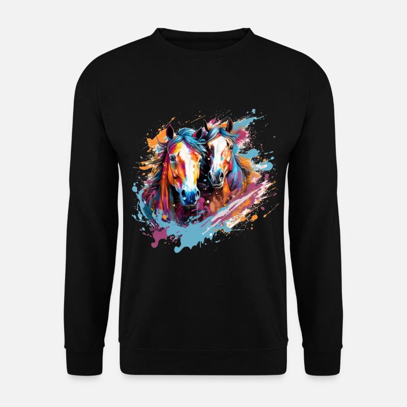 Pferdestärke - Unisex Pullover - Schwarz