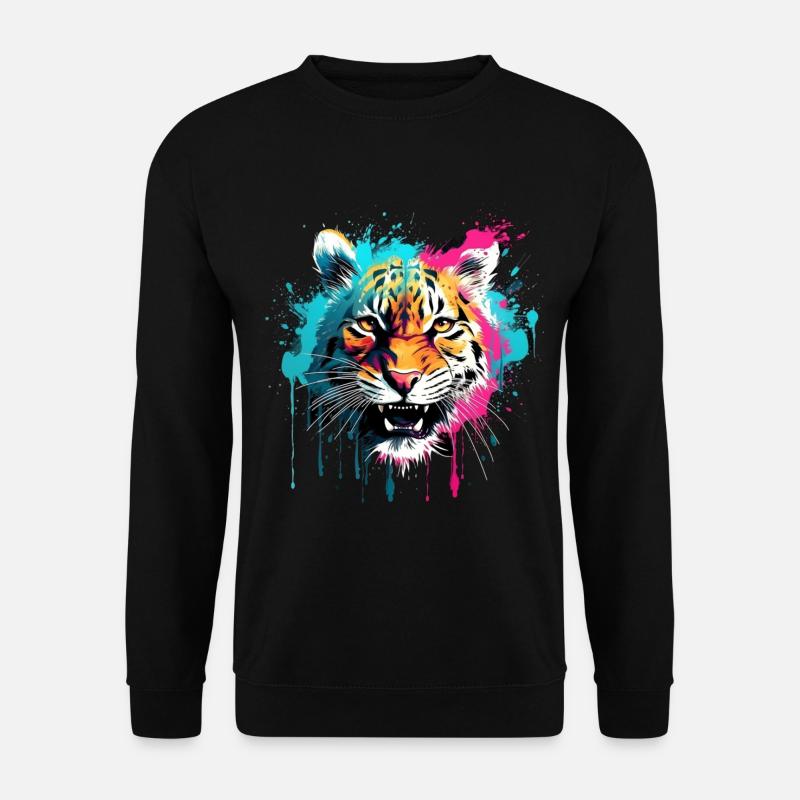 Tiger - Unisex Pullover - Schwarz