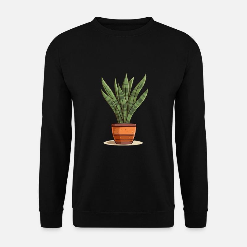 Plante d’intérieur de Sansevieria - Sweat-shirt Unisexe - noir