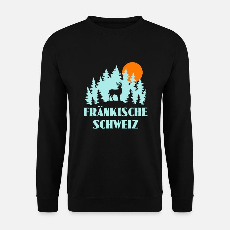 Fränkische Schweiz - Unisex Pullover - Schwarz