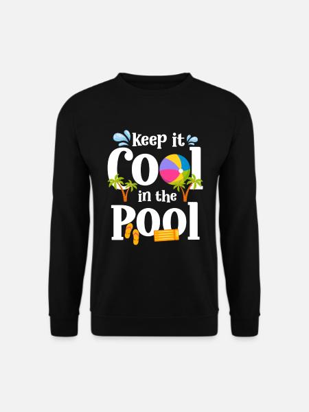 Pool Pool Party Floats Leisure - Unisex Sweatshirt - black