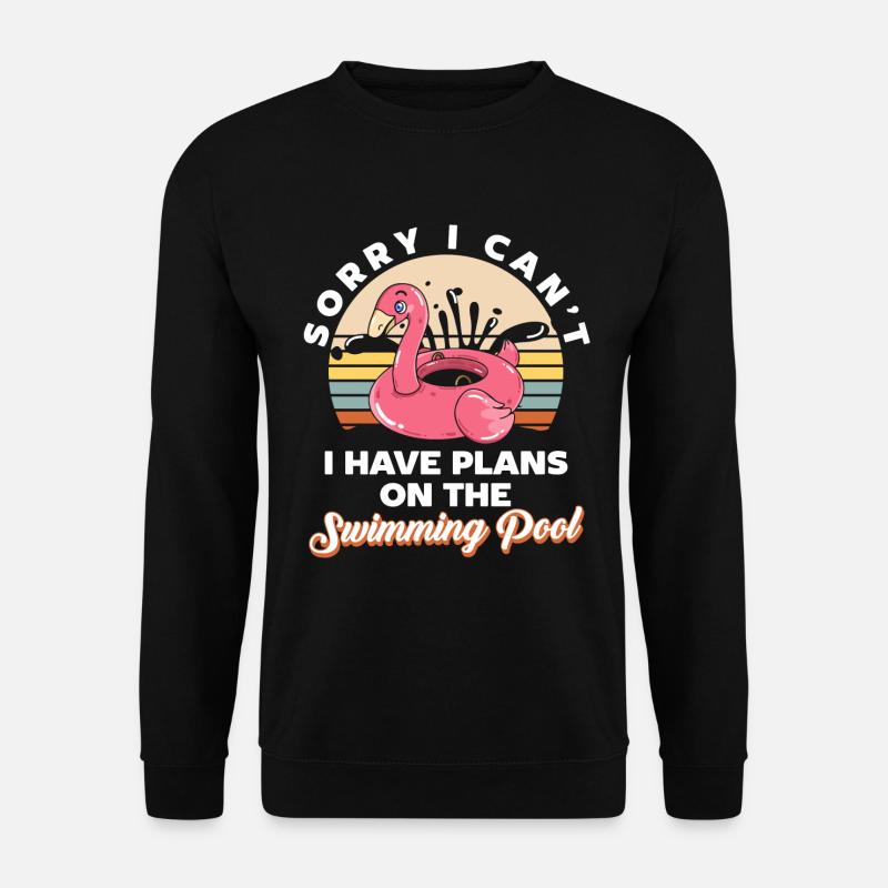 Swmming Pool Partymonster Partyzeit Sonne - Unisex Pullover - Schwarz