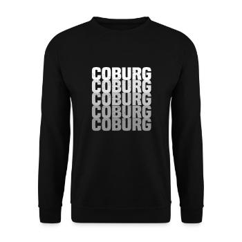 Coburg - Unisex Pullover - Schwarz - Vorne - Alina (178cm) & Michal (187cm)