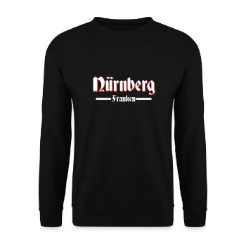 Nürnberg - Unisex Pullover - Schwarz - Vorne - Alina (178cm) & Michal (187cm)