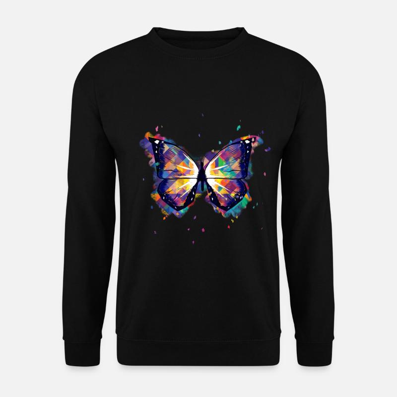Schmetterling - Unisex Pullover - Schwarz